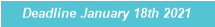 Deadline January 18th 2021
